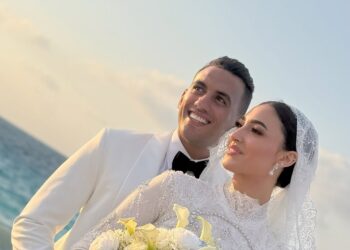 زفاف أسطوري في العلمين: البطل الأوليمبي أحمد الجندي يحتفل بزواجه من نجمة الخماسي الحديث مريم عامر