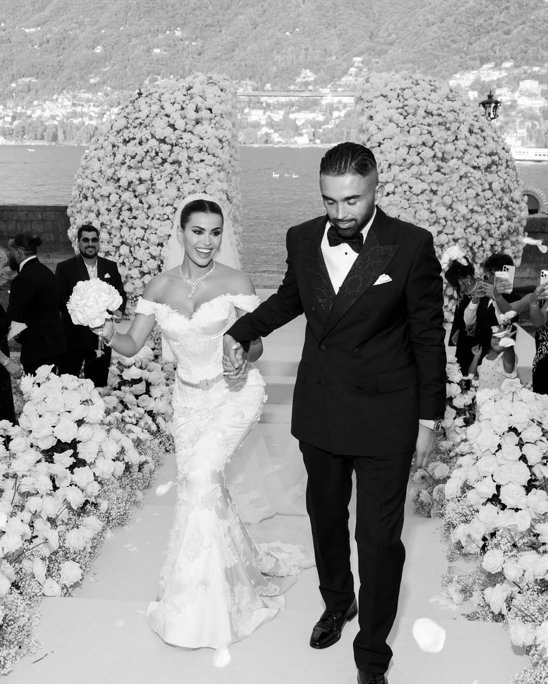 زفاف أسطوري على ضفاف بحيرة كومو: يومي خوري تتألق في حفل زفاف خيالي يجمع نجوم السوشيال ميديا