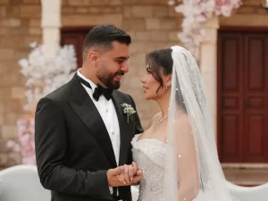 الفنان العراقي ستار سعد يحتفل بزفافه على هاجر في حفل أسطوري ببيروت بحضور ناصيف زيتون