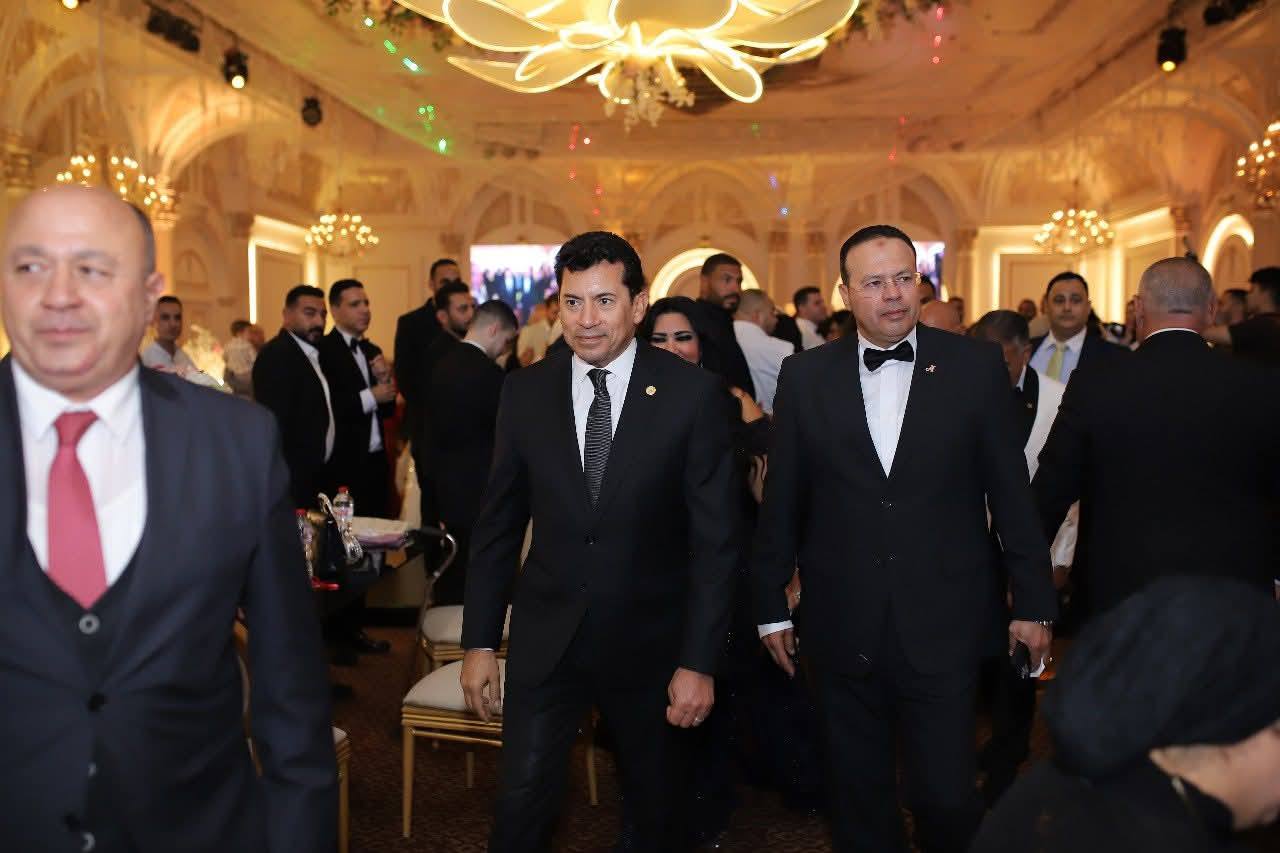 حفل زفاف رائع للنقيب محمد أيمن إسماعيل بحضور شخصيات بارزة 