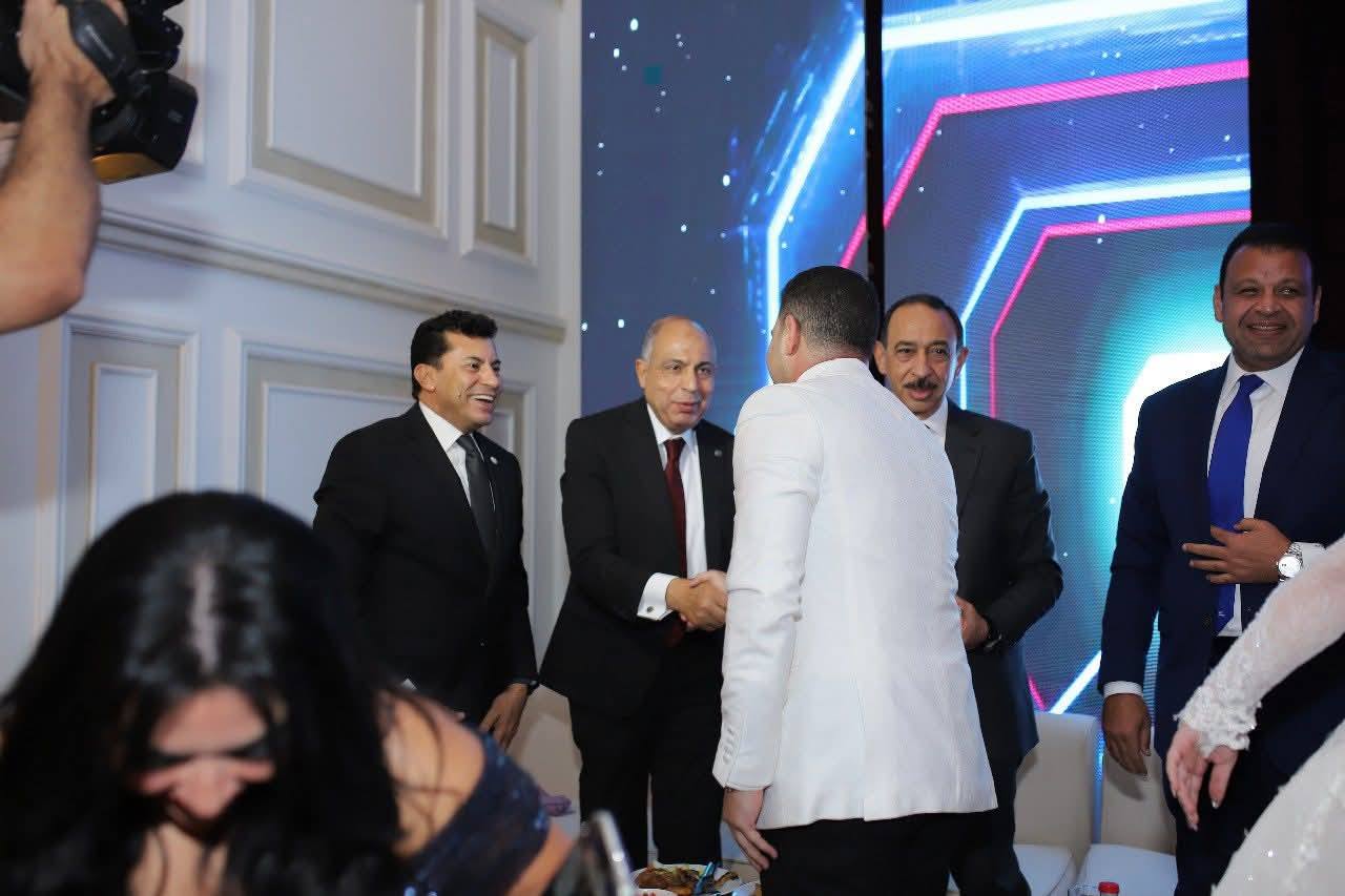 حفل زفاف رائع للنقيب محمد أيمن إسماعيل بحضور شخصيات بارزة 