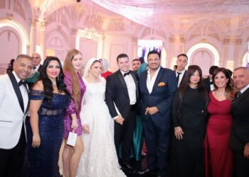 حفل زفاف رائع للنقيب محمد أيمن إسماعيل بحضور شخصيات بارزة