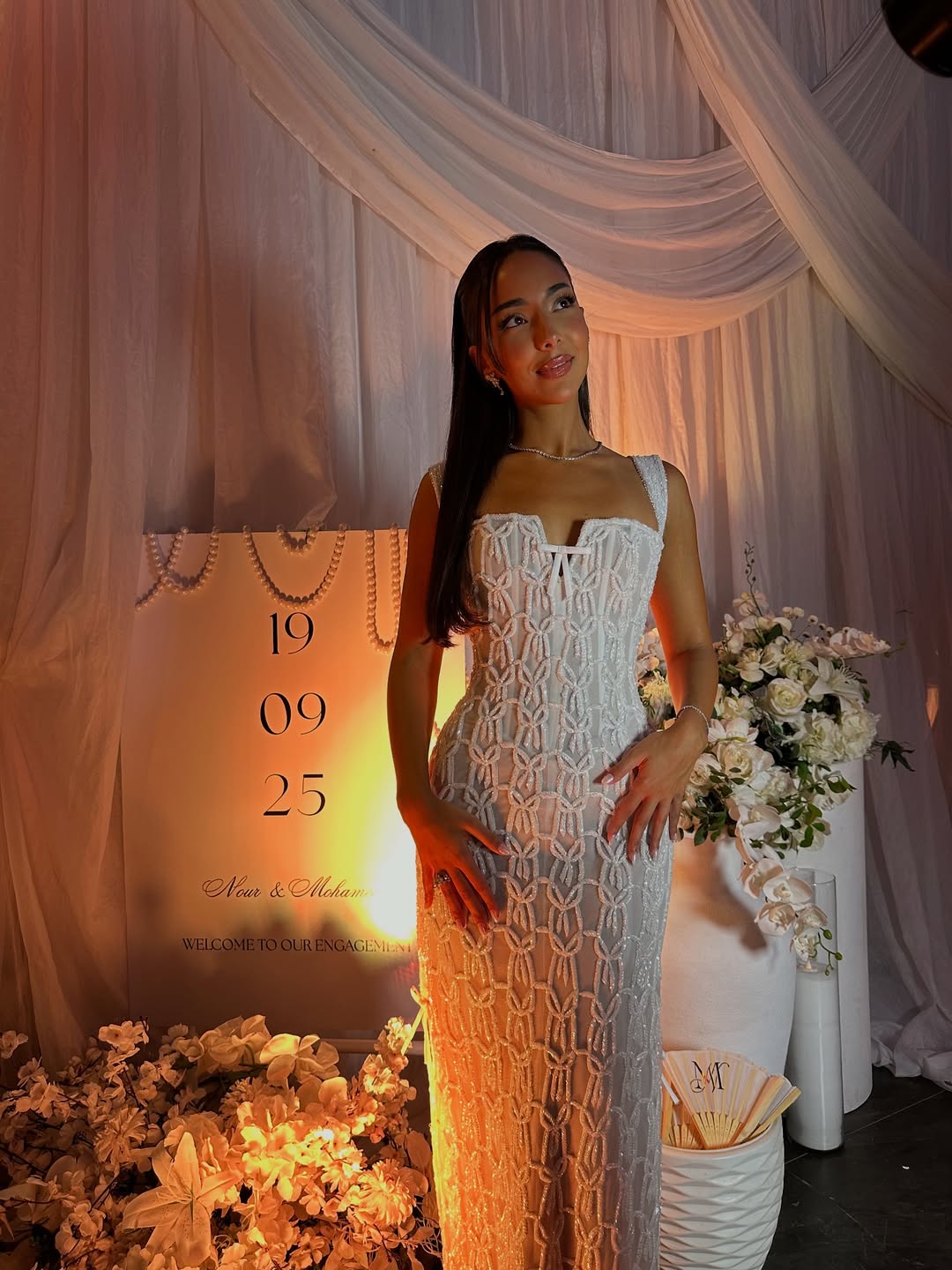 خطوبة نور الزاهد: شقيقة هنا الزاهد تحتفل في حفل عائلي بهيج