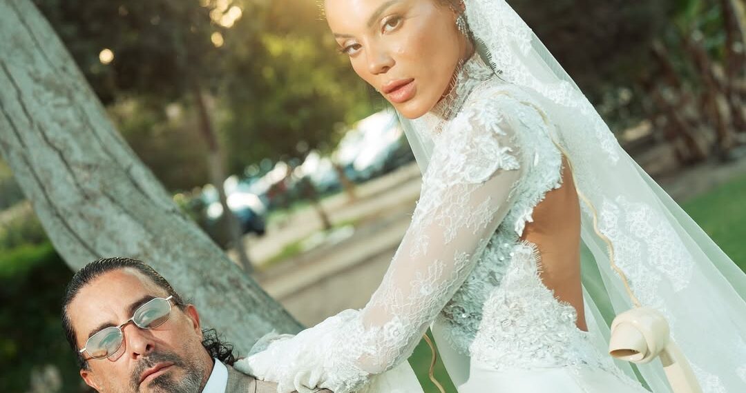 المخرج هادي الباجوري والفنانة هايدي خالد يحتفلان بعقد قرانهما