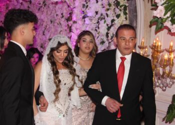 بوسي والليثي وبيكا يشعلون حفل زفاف “جنا” ابنة النائب عمرو القطامي