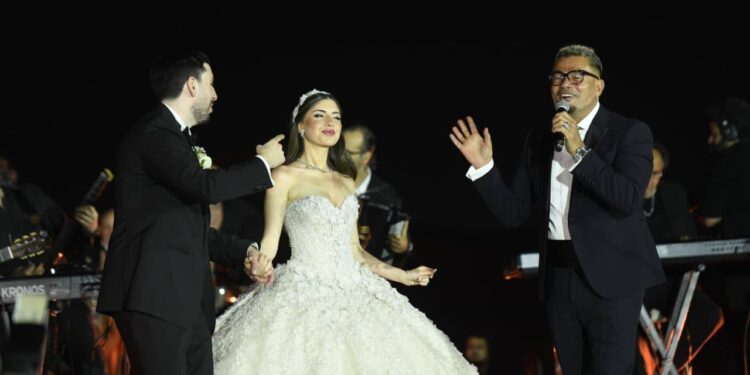 حفل زفاف ابنة رجل الأعمال السوري باسل سماقية يشهد حضوراً نجومياً استثنائياً في القاهرة