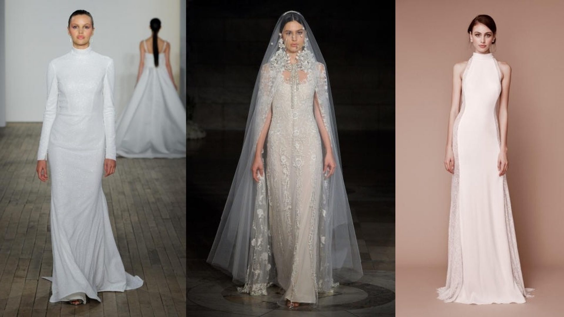 موضة فستان زفاف ربيع 2019 "عمودى" يخفى عيوب الجسم