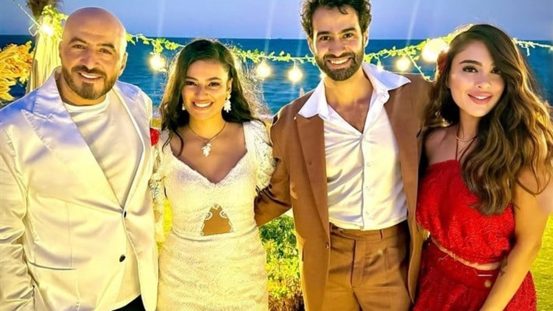 حفل زفاف الفنانة ثراء جبيل والممثل مختار الديناري في أجواء خاصة بالعين السخنة